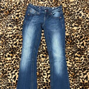 Miss Me Dark Blue Flare Jeans